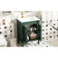 Rangement de salle de bain moderne avec portes fonctionnelles, capacité de meuble-lavabo de 24 po