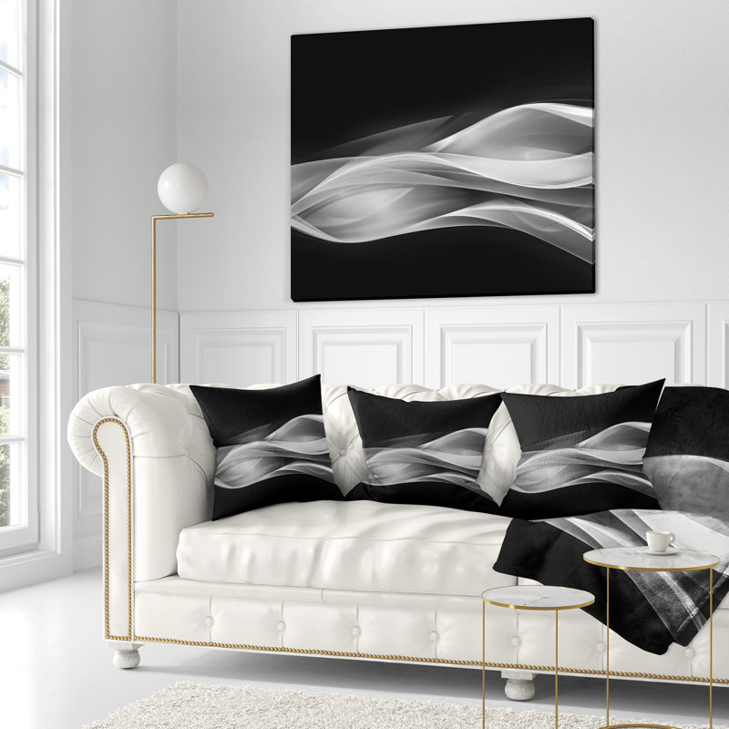 Abstract Abstract Glittering Pattern Lumbar Pillow