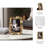 Ilarie Boho Butterfly Resin Picture Frame with Glass - 8" Metallic Gold Freestanding Photo Frame for Tabletop Display