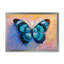 «Abstract Turquoise Butterfly», reproduction sur toile flottante-1860474308-1860474306