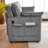 Corduroy Upholstered Convertible Sleeper Sofa Bed with Pull Out, USB Port-1912283269