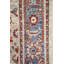Tapis unique nouvel âge 4 pi 1 po x 5 pi 11 po en bleu / ivoire / rouge