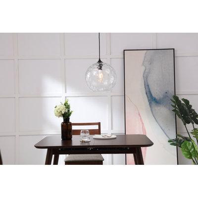 Luminaire suspendu sphère 1 lumière Douthit