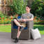 Chaise de patio avec coussins Florien-2042130967