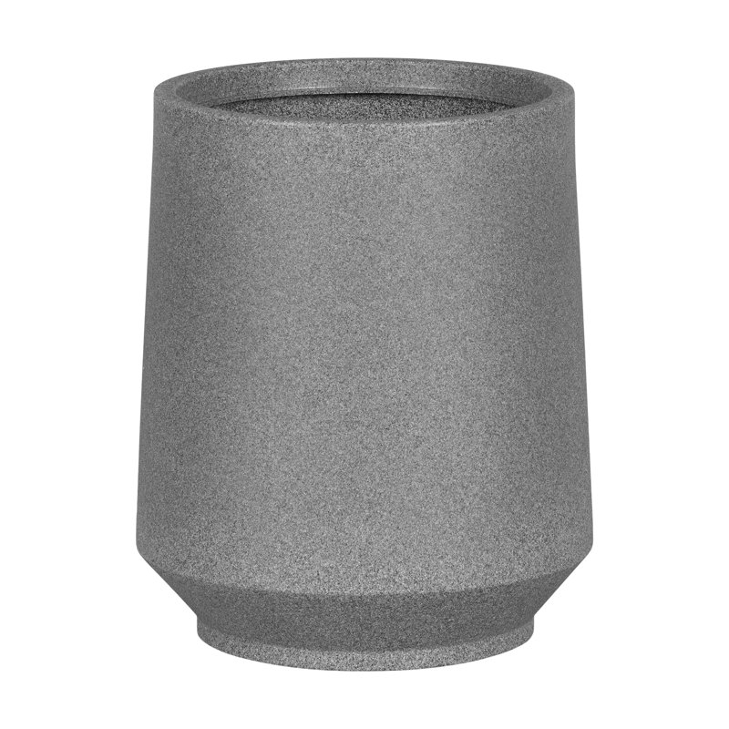 Dalya Pot Planter, Mottled Gray, 19.5" H x 16.25" W x 16.25" D