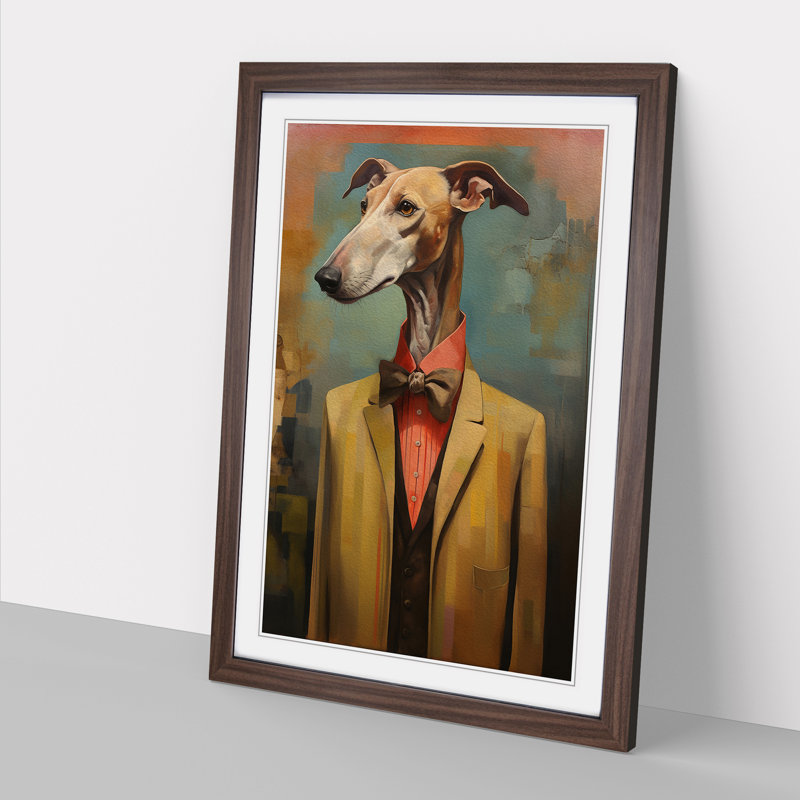 Greyhound Orphism - Framed Print