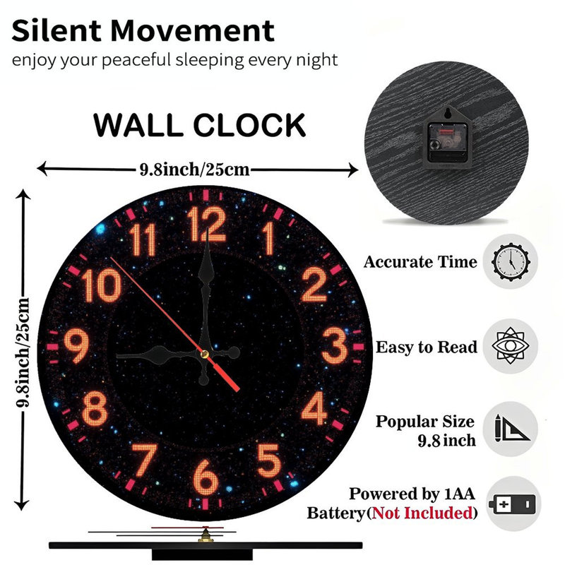 Horloge robot futuriste