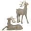 Cerf à paillettes en résine 11 à 13 po