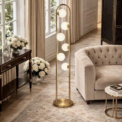 Manul Floor Lamp - White