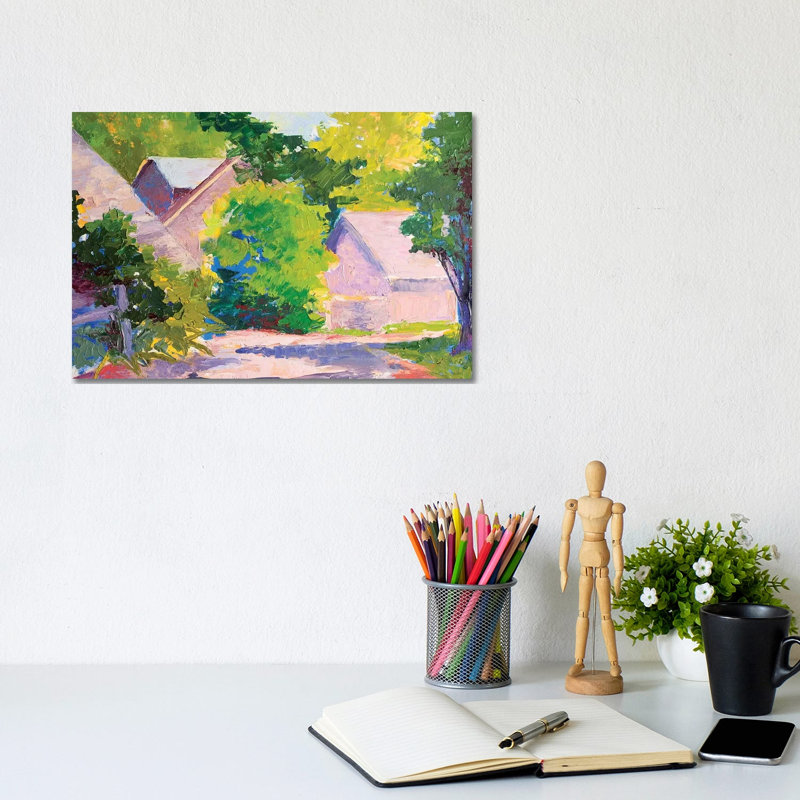 Bend In The Road by Maxine Shore - Gallery-Wrapped Canvas Giclée on Canvas, 66.04 cm H x 45.72 cm W x 3.175 cm D, Canvas