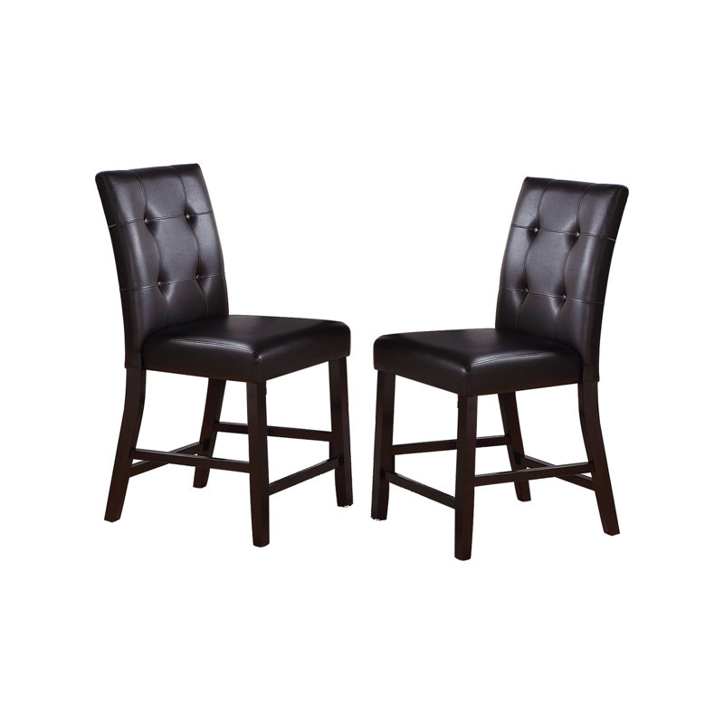 Chaises rembourrées à hauteur de comptoir Leroux