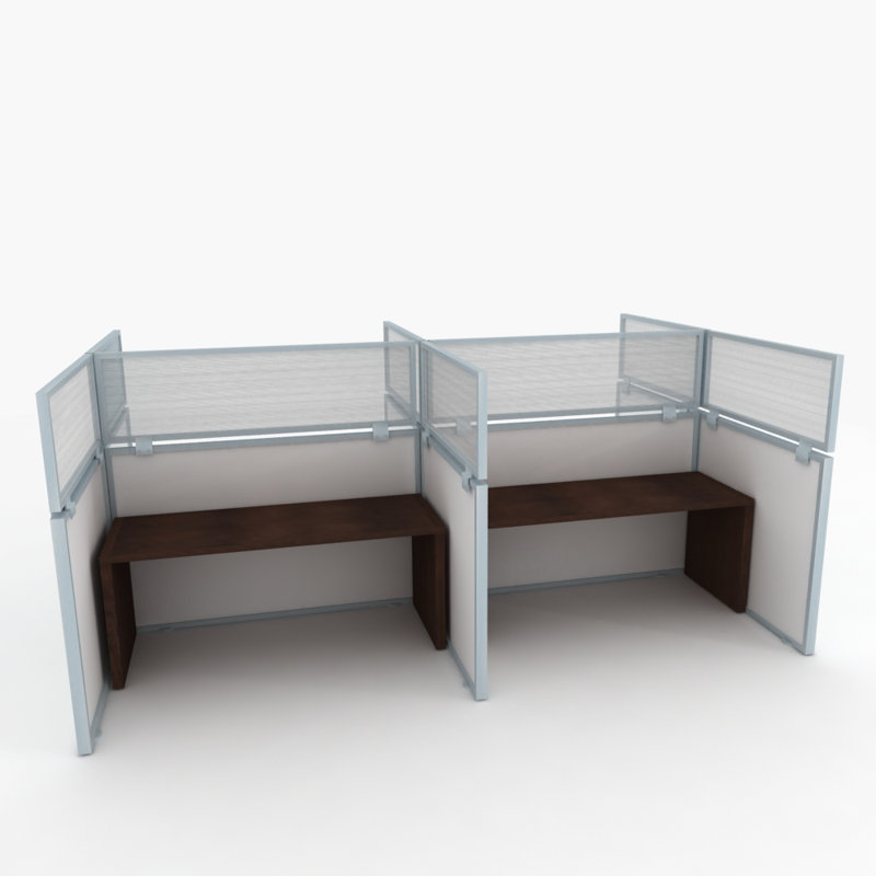 Panneau d'intimité en polycarbonate avec grand support, Aluminium, Translucide, H 24 po x l 42 po x P 0,63 po
