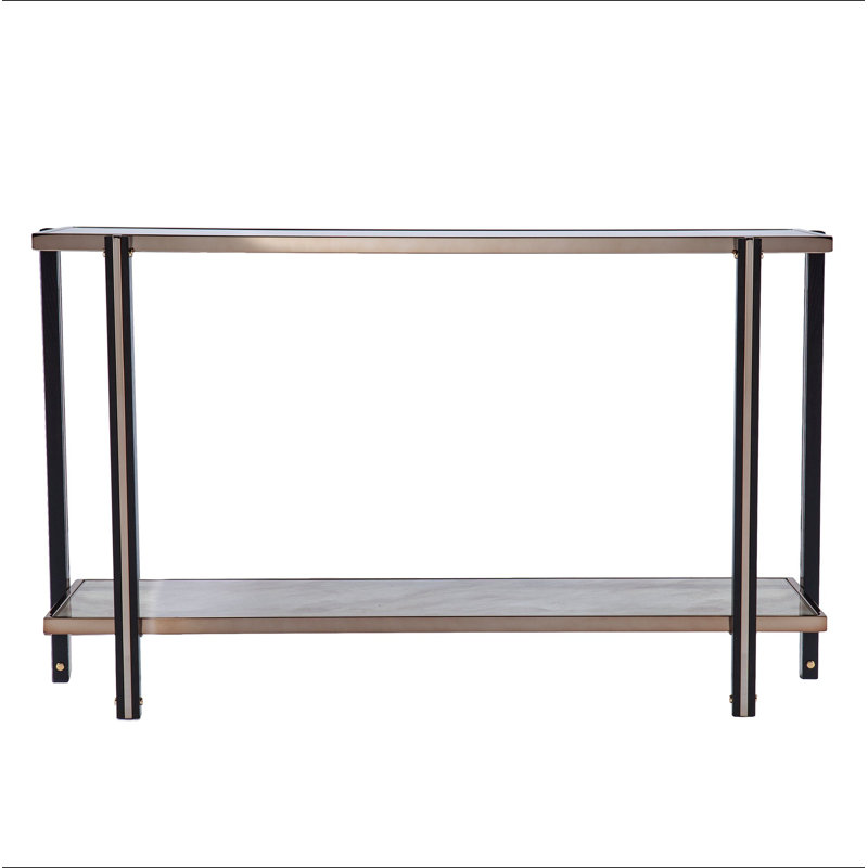 Console Thornsett avec plateau en miroir
