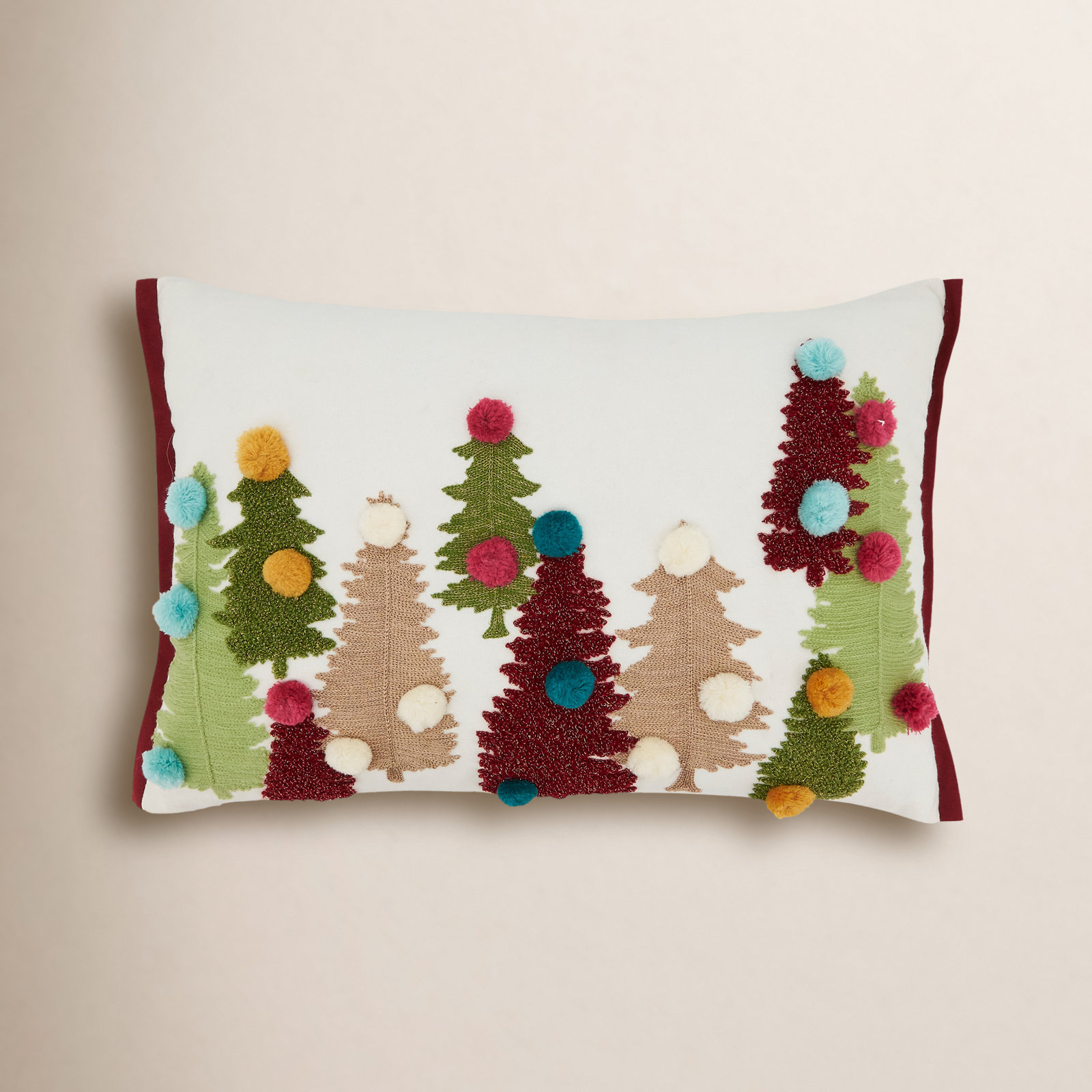 Noelani Collection Cotton Throw Pillow, Down Blend