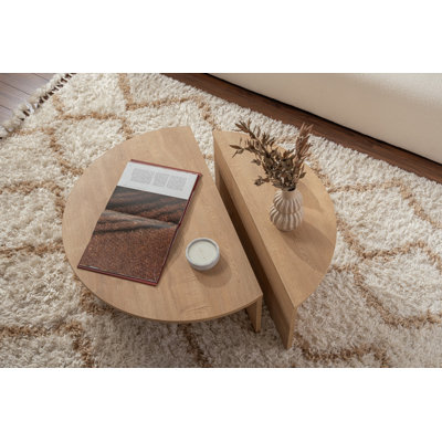 Modern Walnut Coffee Table, 90 x 30 x 60 cm, 100% Melamine Coated Particle Board, Thickness: 0 cm, Design for Living Room, Durable & Stylish, For Contemporary Home Décor