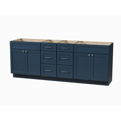 Disar 90 Double Bathroom Vanity Base Only