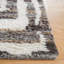 Kass Abstract Hand-Knotted Wool Area Rug in Ivory/Charcoal-1043490704