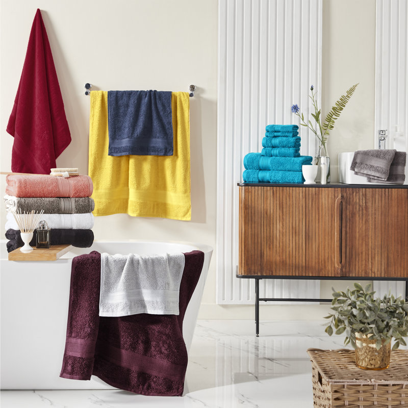 Linen Off-White Cotton 3-Piece Towel Set