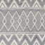 Chevron Area Rug in White-2079178568