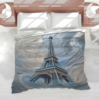 Eiffel Tower Bedding Architecture Comforter Contemporary