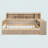 Multi-functional Storage Platform Bed With Desk-667977172-667977169