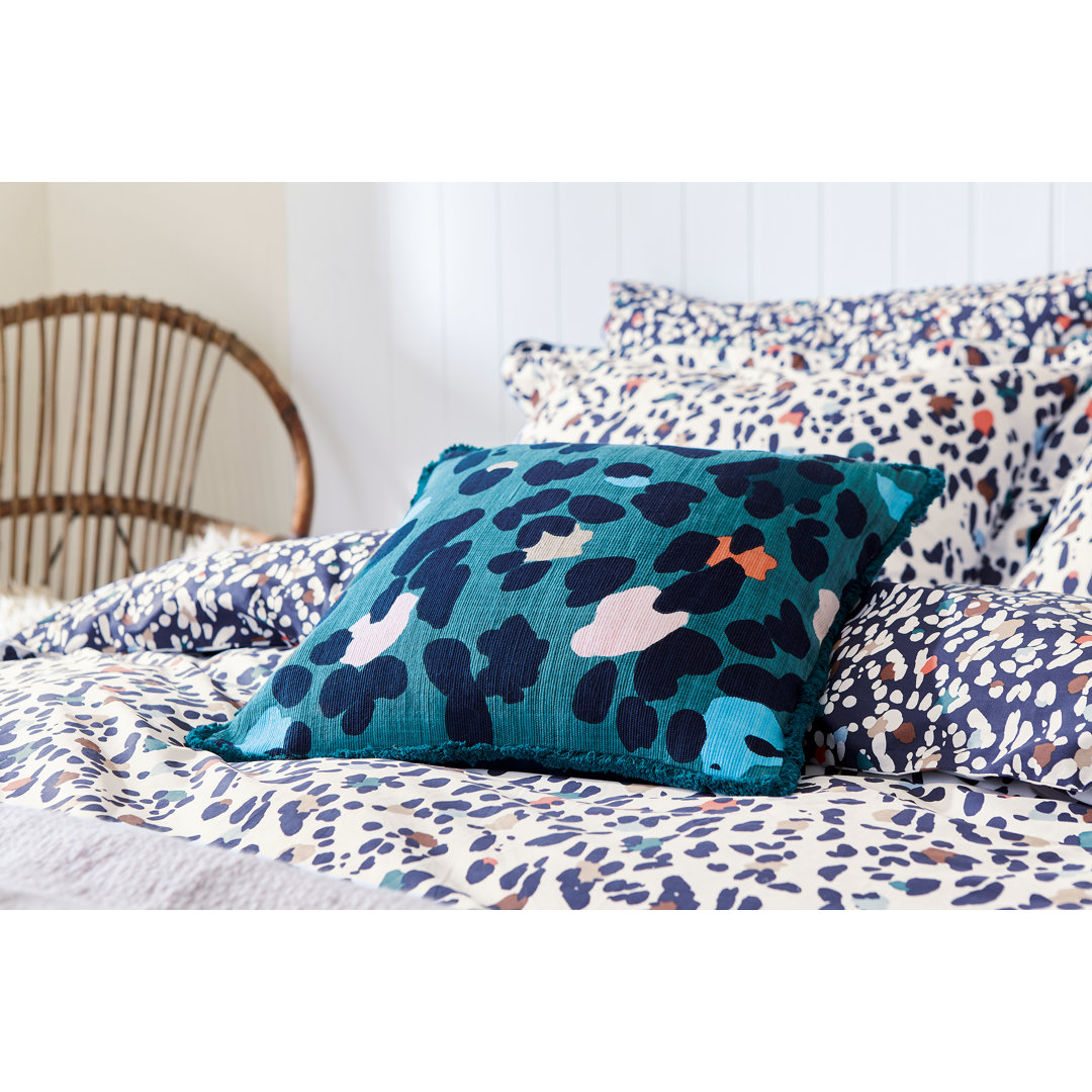 Lynx Leopard Scatter Cushion with Filling