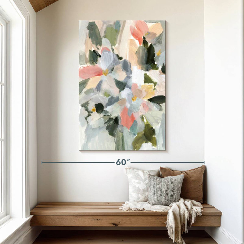 Avery Soft As Petals I, 48" H x 32" W