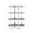 Chrome Silver Finish Bookshelf