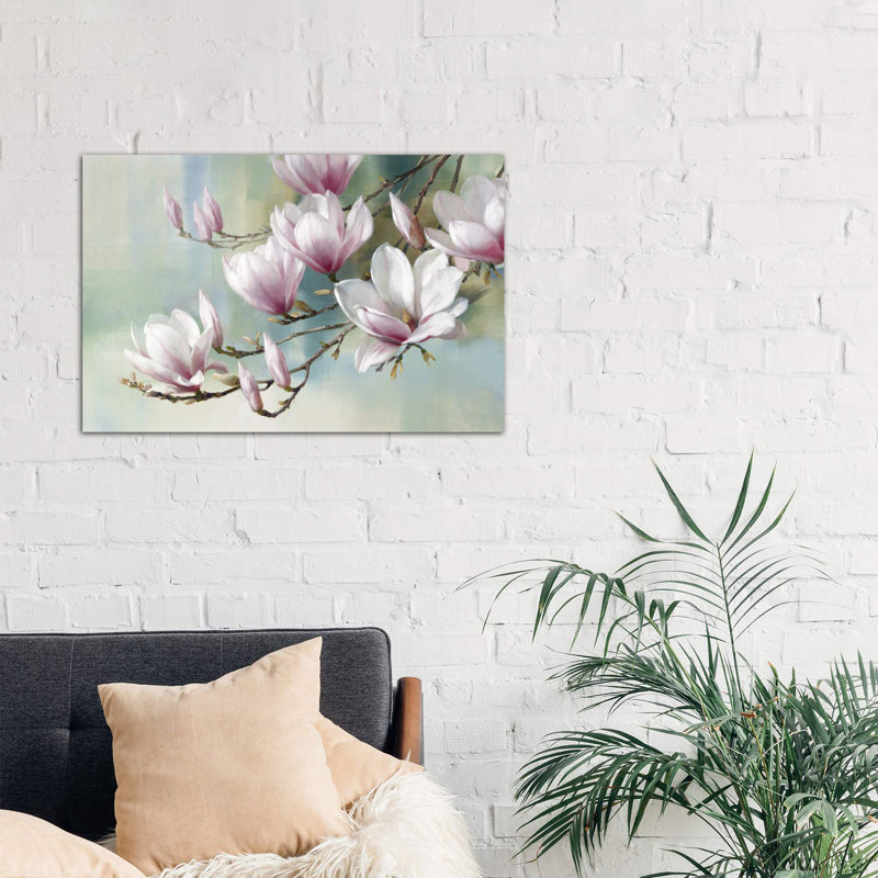 Magnolia Morning - Wrapped Canvas Painting, 101.6 cm H x 66.04 cm W x 1.91 cm D, Wrapped Canvas