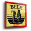 «Cold Beer 1» par Jean Plout, art mural en verre acrylique, 24 po x 24 po-383201214