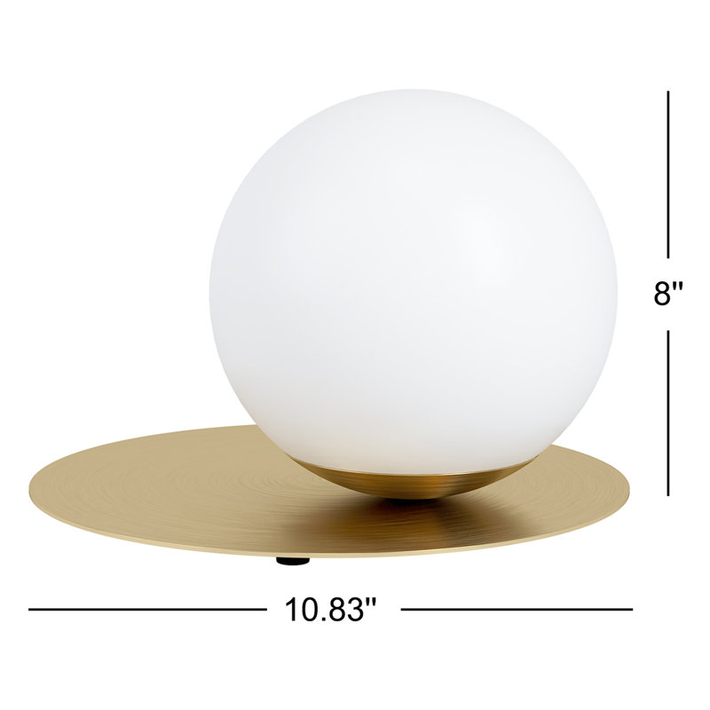 Grenache Metal Globe Lamp
