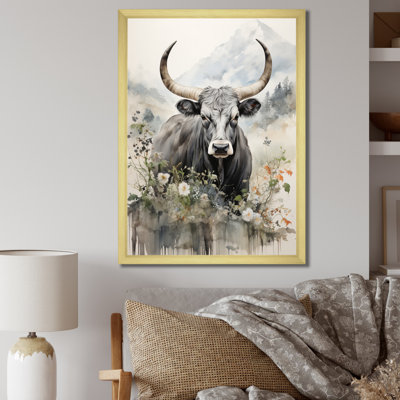 Bianaca, art asiatique, vache Sumi III