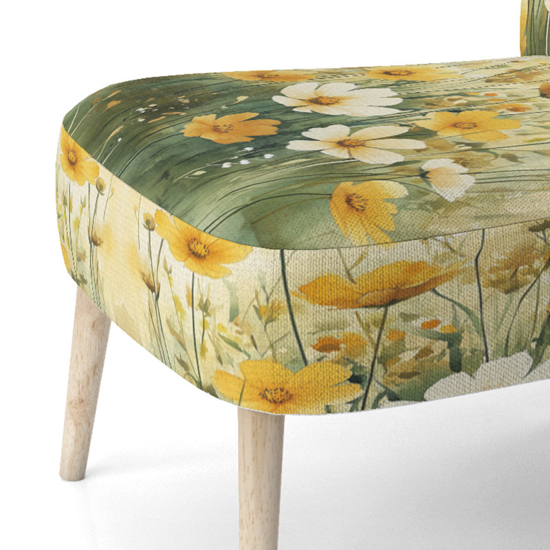 Chaise d'appoint Wildflowers - Golden Prairie Wildflowers Light I, Side Chair Armless