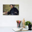 Still Life With A, Black Disk And White Background by Roger De La Fresnaye - Wrapped Canvas Painting-742898239