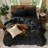 MooMee Lightweight Duvet Cover Set with Zipper Closure 8 Ties 100% Washed Cotton Linen Like Textured Soft Breathable All-Season-111219966-109236630