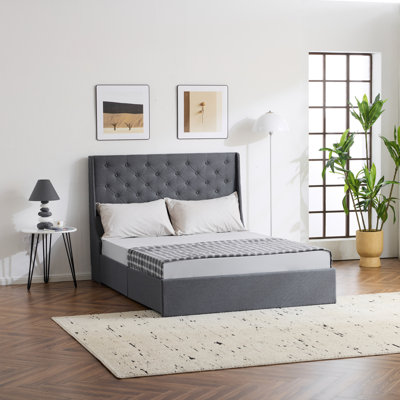 Base de lit plateforme avec rangement