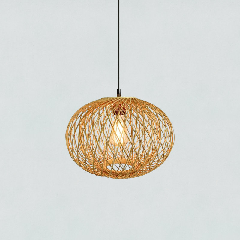 Almand 1 - Light Natural Unique/Statement Pendant