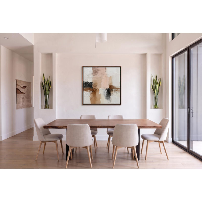 Blush and Earth, 26" H x 26" W