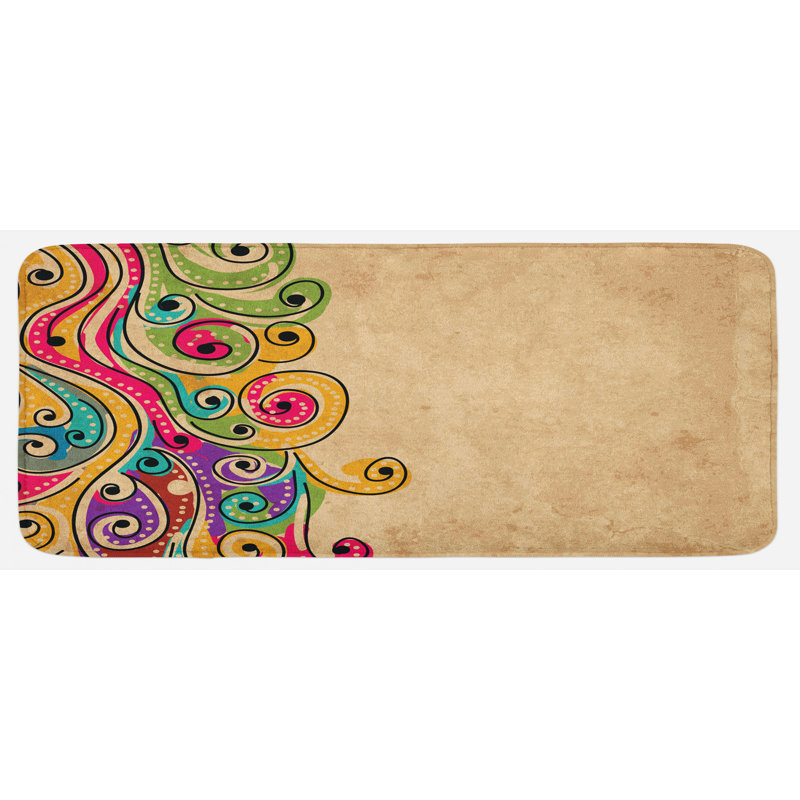 Tapis de cuisine tribal