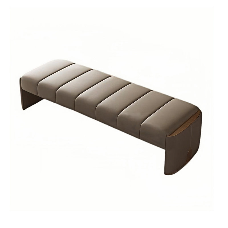 Tabouret à chaussures italien, H 15,74 po x l 66,92 po x P 17,71 po