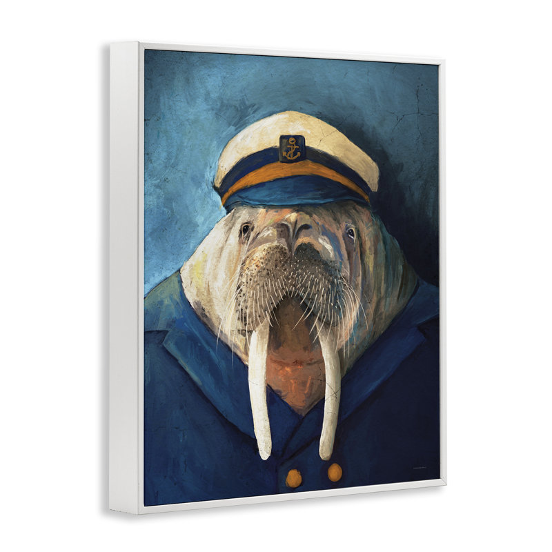 «Sailor Captain Walrus», estampe numérique, design par Kamdon Kreations, H 30 po x l 24 po