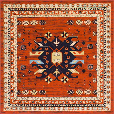 Tapis orange Adonnis