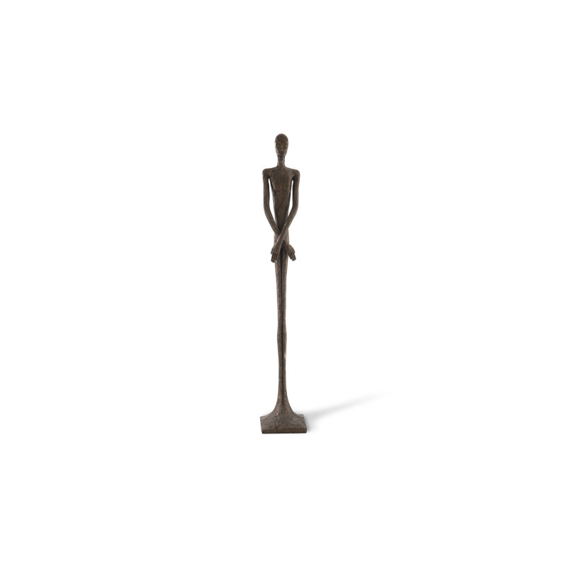 Lloyd Skinny Male Statue, 84" H x 16" W x 13" D, Bronze