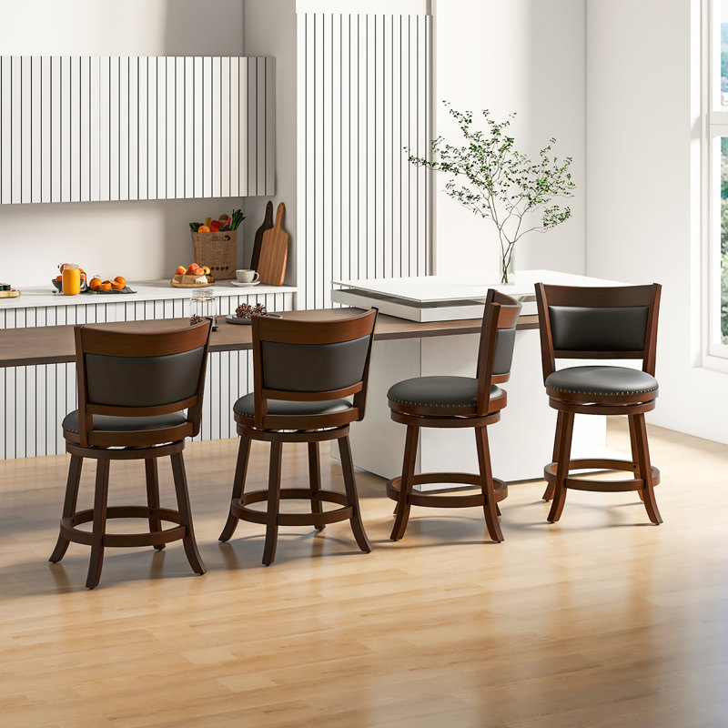 Tabouret de comptoir pivotant 25 po Rinley