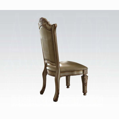 Vendome Faux Leather Upholstered Side Chair