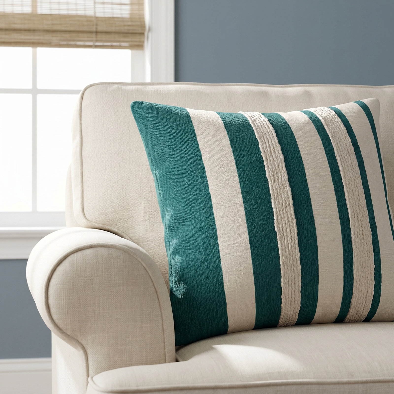 Bessa 20" x 20" Embroidered Throw Pillow