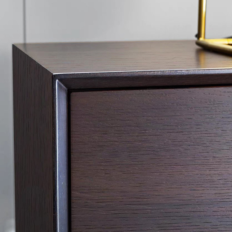 Meuble télé avec tablette ouverte et pieds en acier, H 15,74 po x L 86,61 po x l 15,74 po