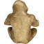 Deco Figurine Holding Bowl Gold 41cm