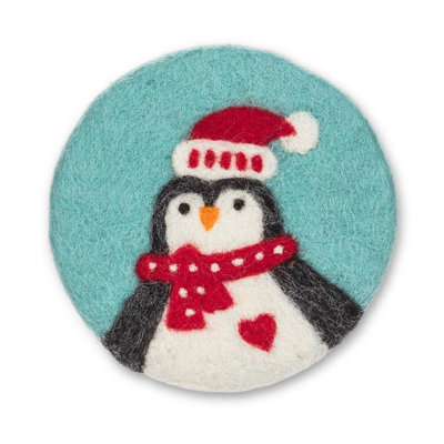Sous-verre Winter Penguin
