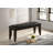 Springhill Leatherette Upholstered Wood Dining Bench Cappuccino